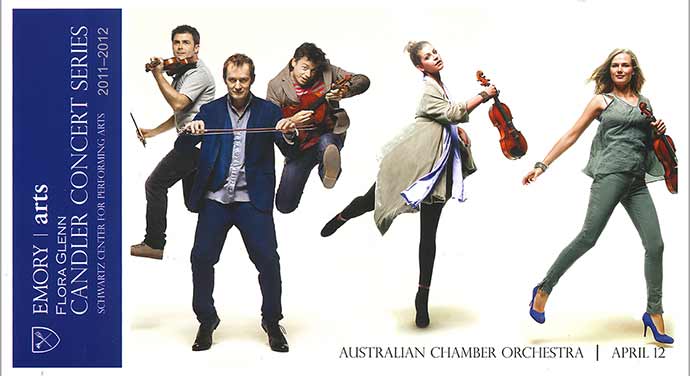 Australian Chamber Orchestra flyer