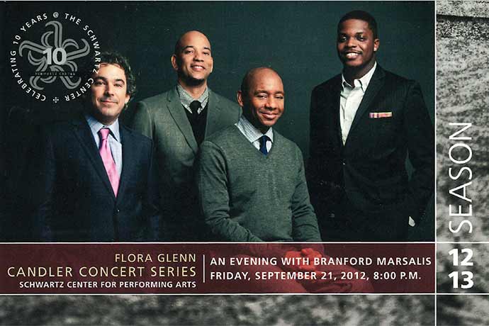 An Evening with Branford Marsalis flyer