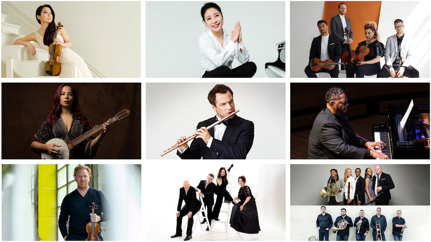 montage of artists from the 2024-25 season